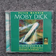 Peter Mennin Moby Dick CD Seattle Symphony Gerard Schwarz 1996 Classical Album picture