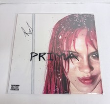ADÉLA Prima LP Opened & SIGNED COVER Pink Vinyl In Hand picture