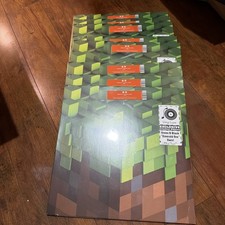 C418 - Minecraft Volume Alpha Green Black Emerald Ore Swirl Vinyl /3000 New picture