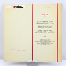 Graun Graupner Pez Wind Concerti Vintage Vinyl Record LP VG+ MHS 714 picture