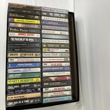 Mixed Lot Of 40 Vintage Cassette Tapes, 50’s-90's Please View PHOTOS picture