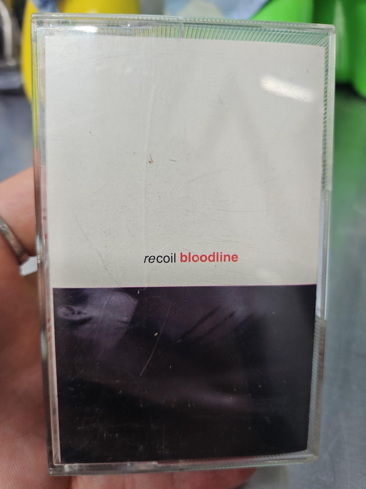 RECOIL (Alan Wilder/Depeche Mode) - Bloodline. Blue cassette Rare 