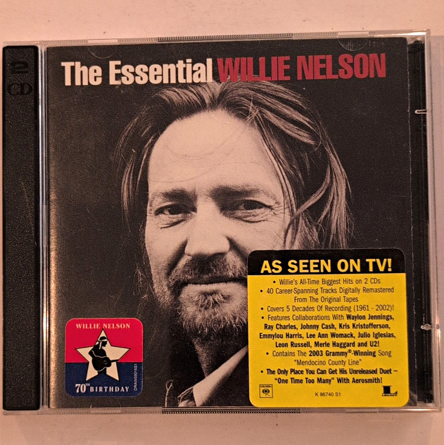 Willie Nelson - The Essential Willie Nelson (CD, 2003)