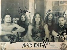 Acid Bath (RARE) Copy’s Of My Original Singed Photo All Five Members picture