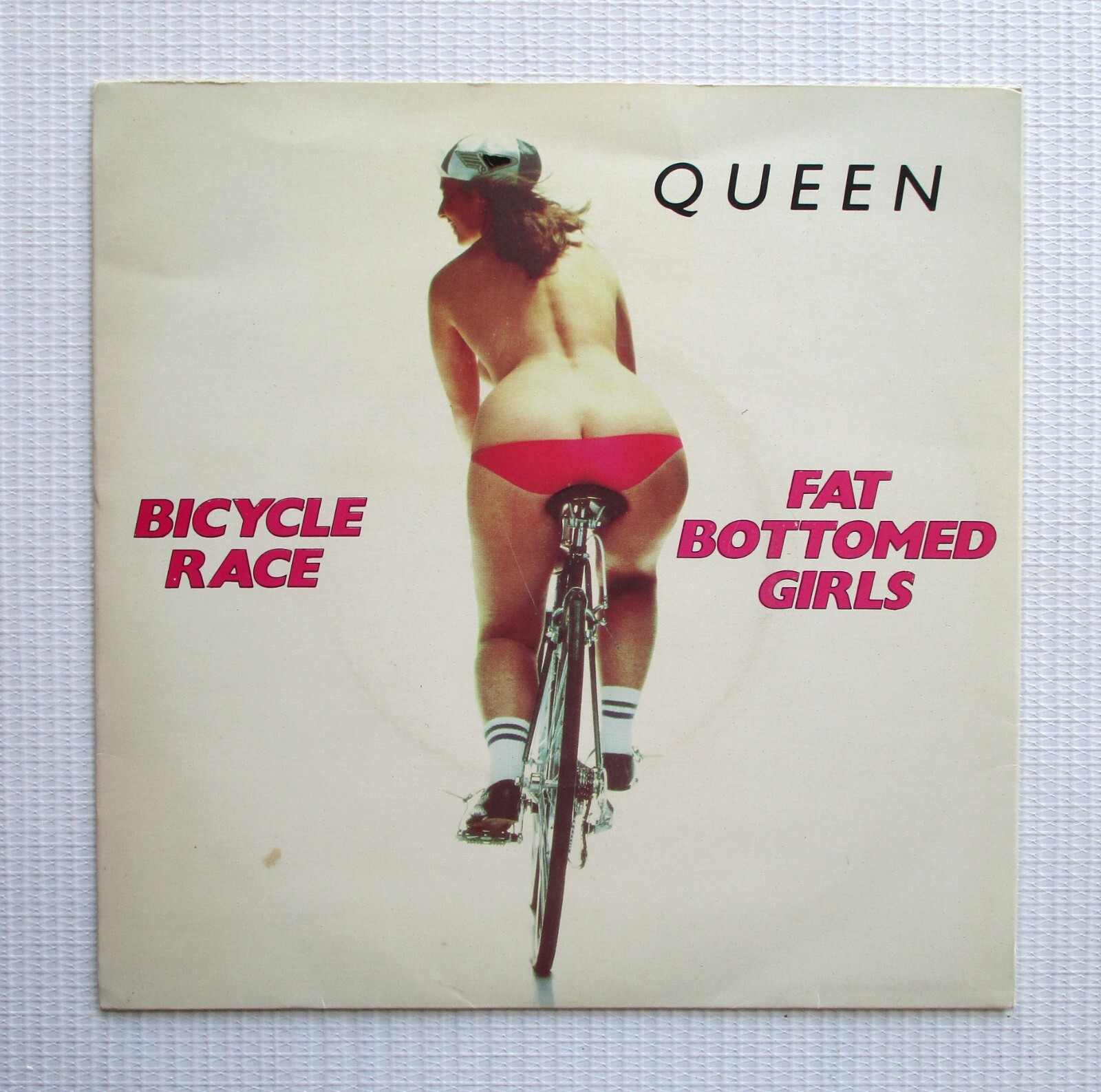 Queen JOHN DEACON OWNED Factory Sample Promo Bicycle Race 7