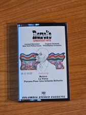Ravel's Greatest Hits Bernstein Ormandy Bolero La Valse Columbia Cassette Tape picture