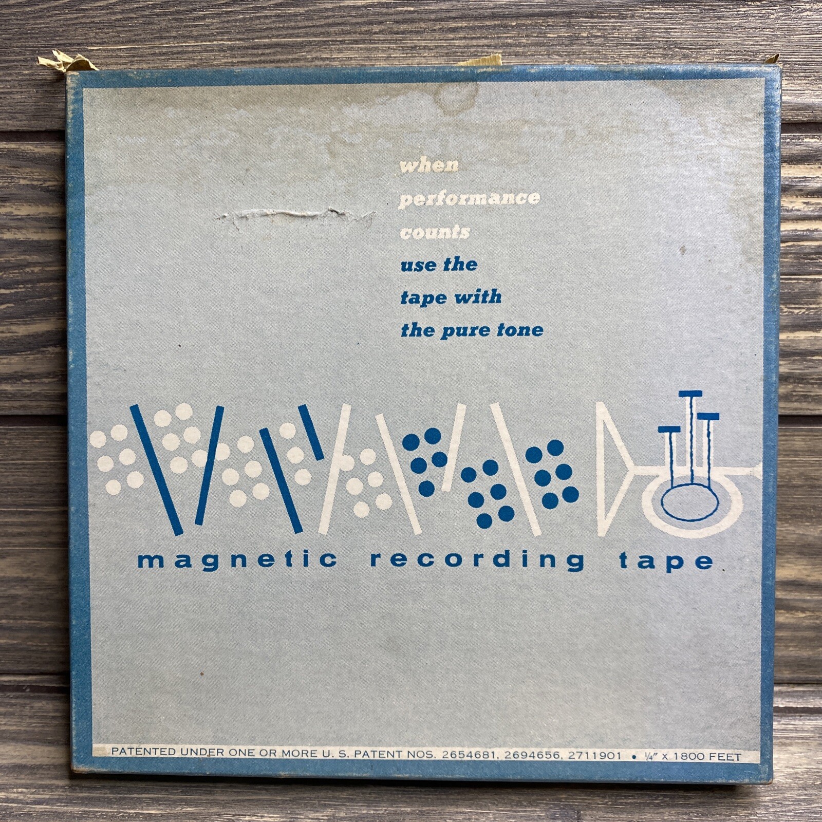 Vtg Stereophonic Magnetic Recording Tape Ohio State Band 4-Track 7.5 IPS