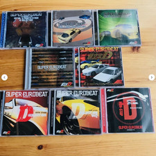 Initial D Soundtrack Music Sound Files Super Eurobeat CD 8 Set picture
