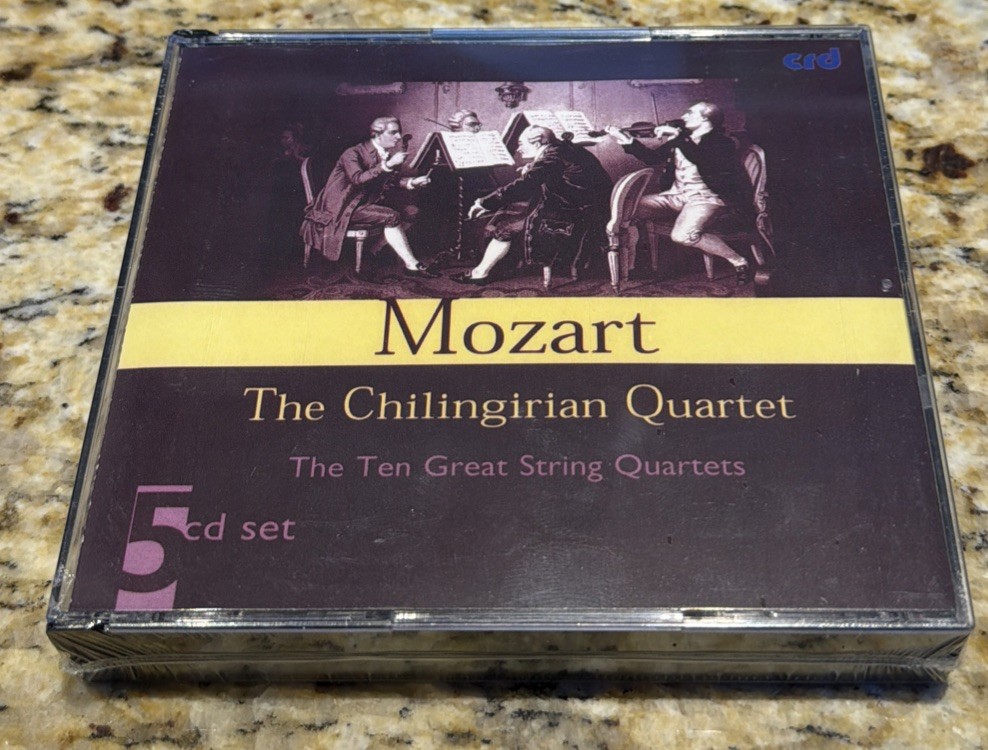 MOZART : TEN GREAT STRING QUARTETS by CHILINGIRIAN QUARTET - 5-CD NEW SEALED
