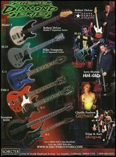 Schecter Diamond Series Robert DeLeo Model T M.33 Scorpion Bass guitar ad picture