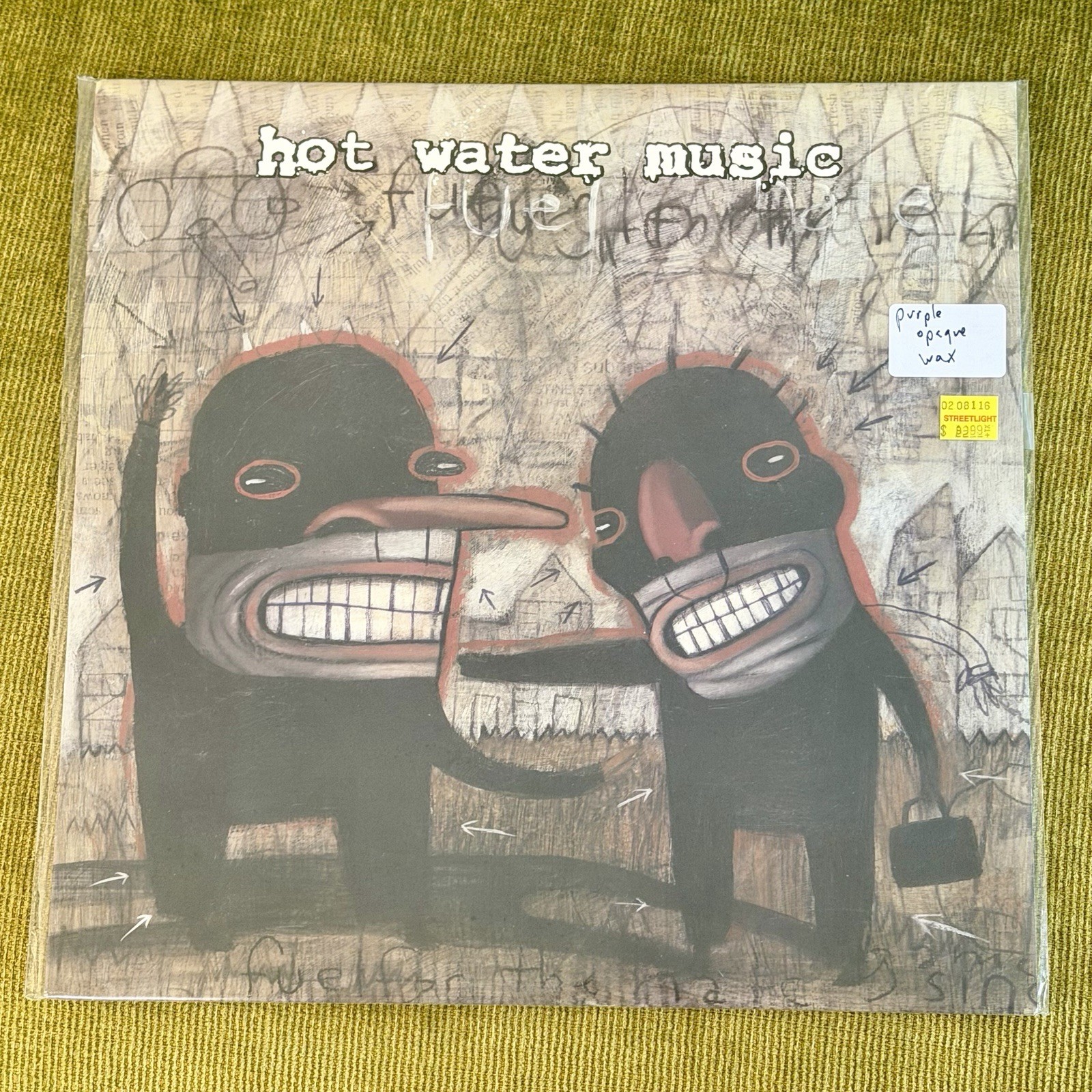 Hot Water Music - Fuel for the Hate Game - Purple Vinyl LP - No Idea Records