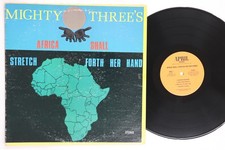 LP MIGHTY THREES Africa Shall Stretch X1949 April Record US picture