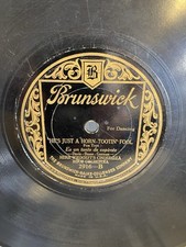 RARE 1925 Brunswick 78 RPM Herb Wiedoeft - Horn-Tootin’ Fool / Hotsy Totsy Now picture