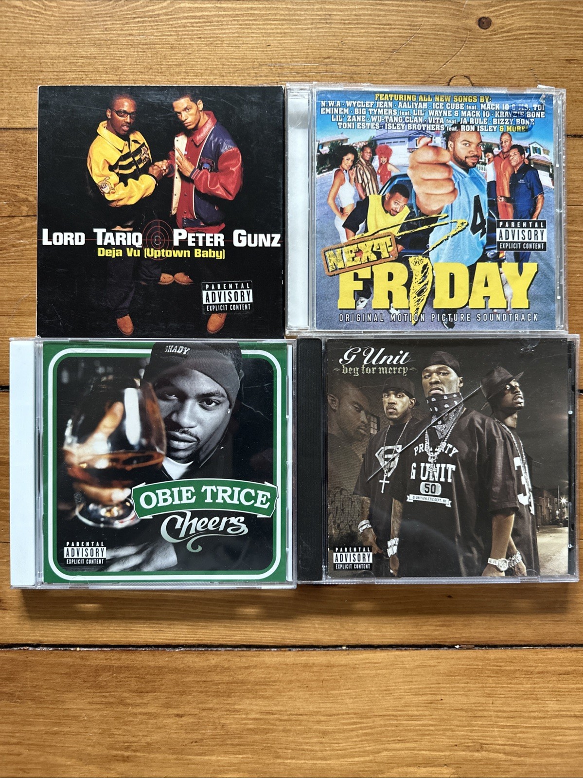 90S Rap Cd Lot Of Four Featuring 50 Cent Next Friday Soundtrack Obie Trice