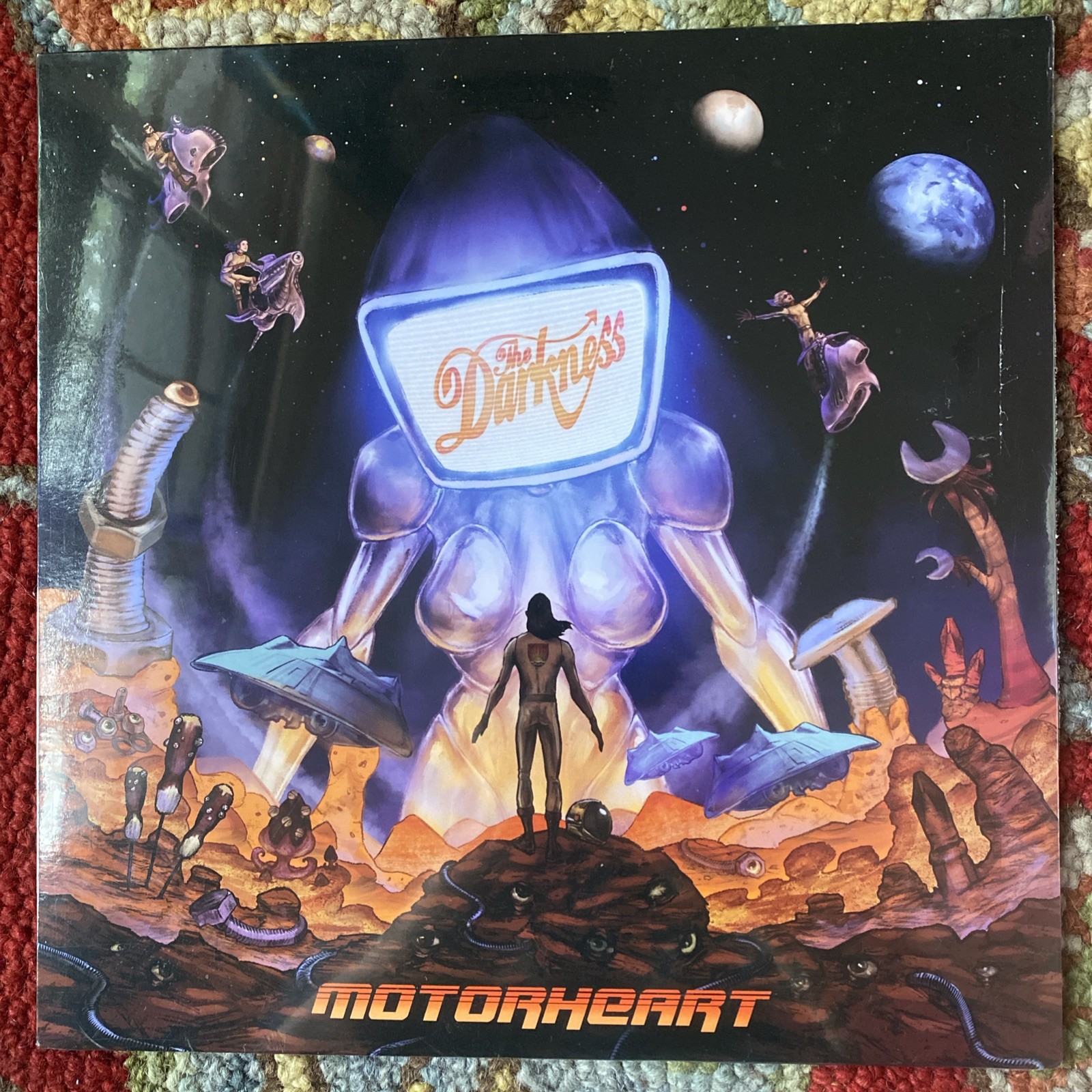 THE DARKNESS - Motorheart -  BAND EDITION Orange Marbled VINYL - 2021 