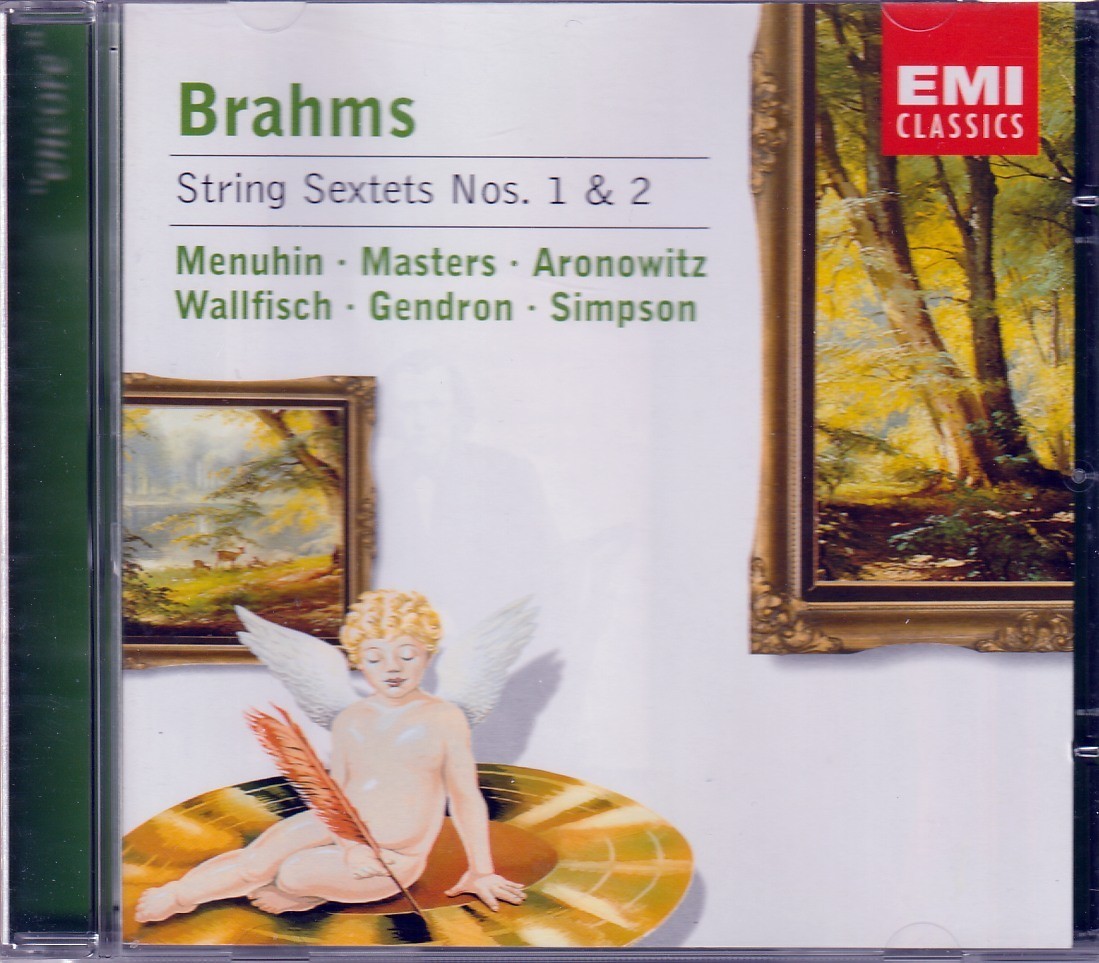 JOHANNES BRAHMS ROBERT MASTERS - Brahms: Strings Sextets Nos. 1 & 2 ~ Menuhin