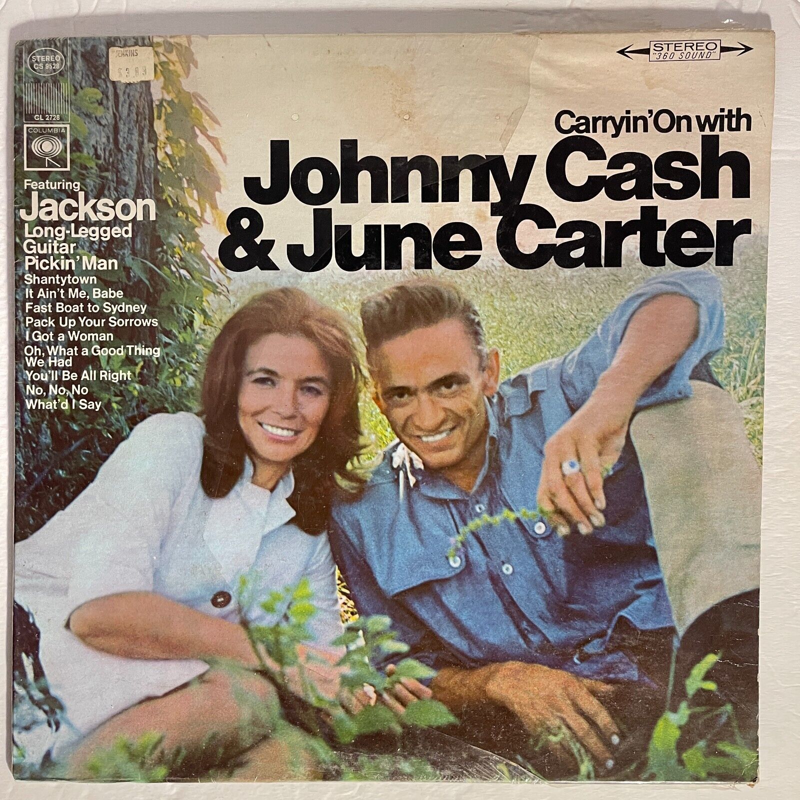 Johnny Cash & June Carter ‎– Carryin\' On With Johnny Cash & June Carter Vinyl