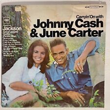 Johnny Cash & June Carter ‎– Carryin' On With Johnny Cash & June Carter Vinyl picture