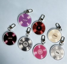 BTS “ARIRANG” CD Acrylic Keychain – Vinyl Record Bag Charm Fan Merchandise set 7 picture