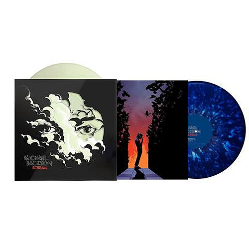Michael Jackson - Scream (GLOW IN THE DARK + BLUE SPLATTER VINYL 2LP) - POP *SEA