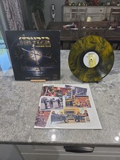 Stryper Soldiers Under Command Lt Ed Hand Poured Hand Signed Yellow/Black Swirl  picture