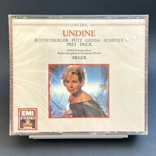 Lortzing UNDINE Heger Gedda Prey Frick Schreier [EMI 2 CD Box Set] SEALED RARE picture