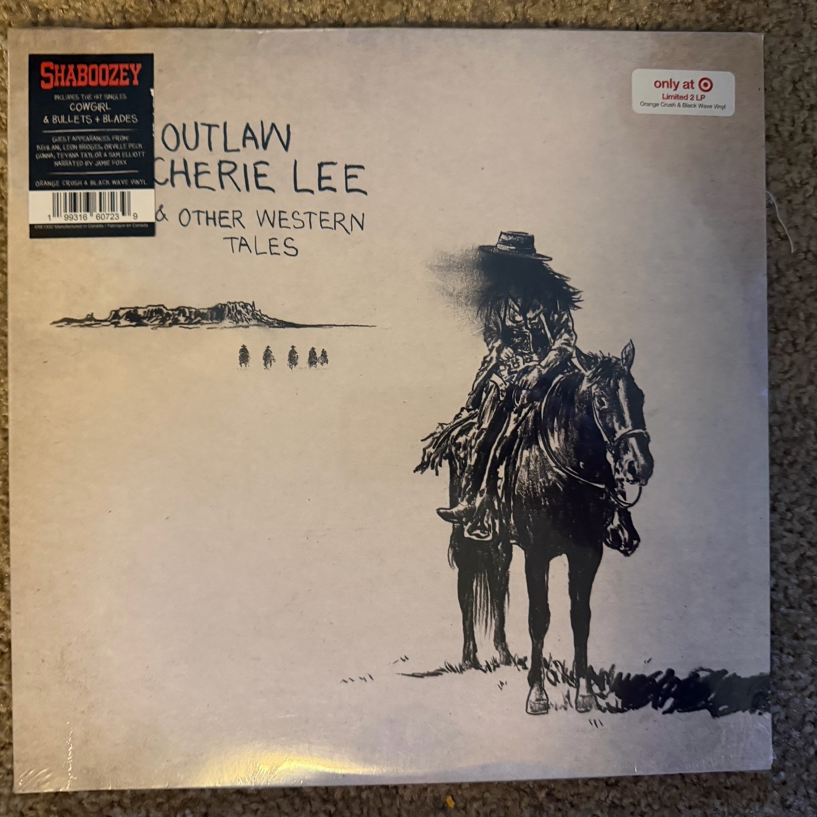 SHABOOZEY “The Outlaw Cherie Lee” LP (Exclusive Orange/Black Mix) Country - NEW