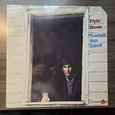 Townes Van Zandt Flyin' Shoes Original 1978 Vinyl LP Record In Shrink VG+ picture