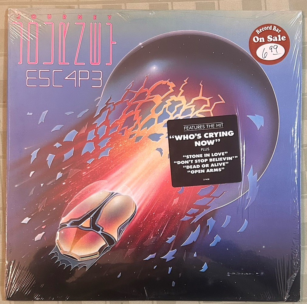Journey Escape LP Original 1981 US 1st Press Album TC 37408 In Shrink Hype NM/VG
