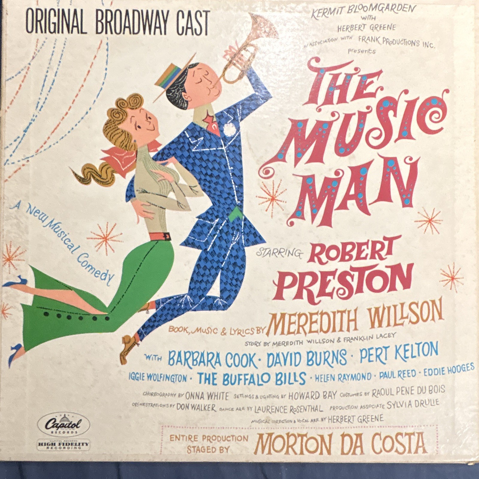 The Music Man Original Cast Vinyl LP Capitol Records SW990