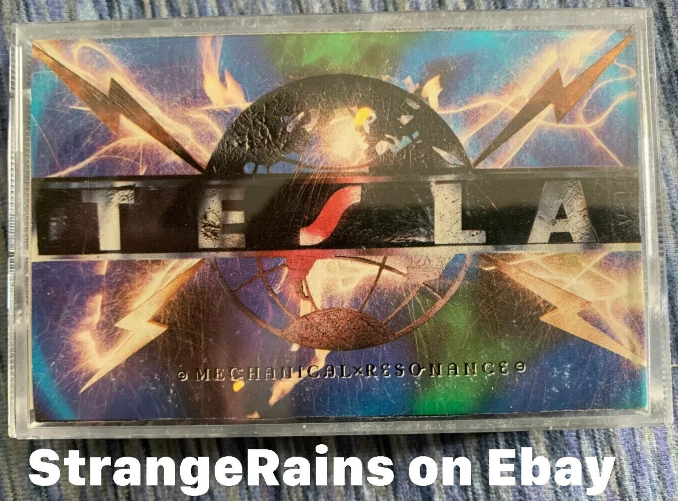 Vintage Tesla Mechanical Resonance Cassette Tape Jeff Keith Hard Rock