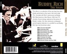 BUDDY RICH - THE SOLOS NEW CD picture