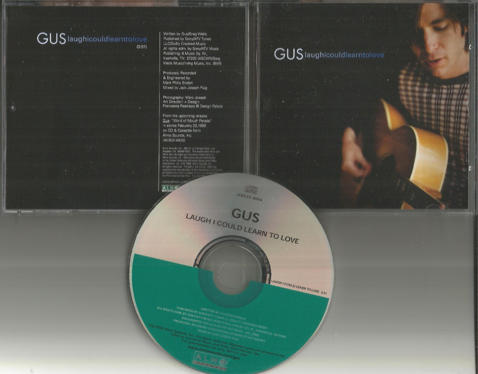 GUS Black Laugh I could Learn To Love PROMO radio dj CD Single MINT USA