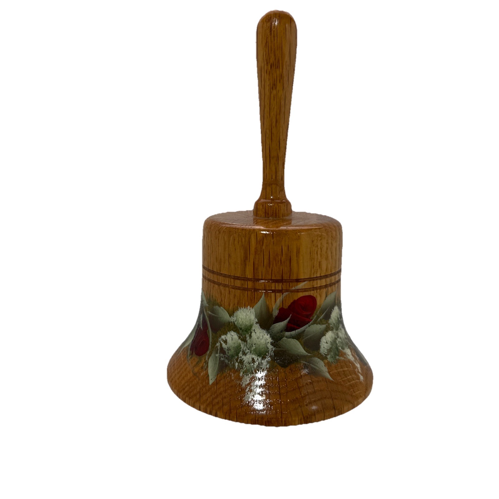 Wooden Music Box Bell Plays “Tomorrow” Vintage Hand Made