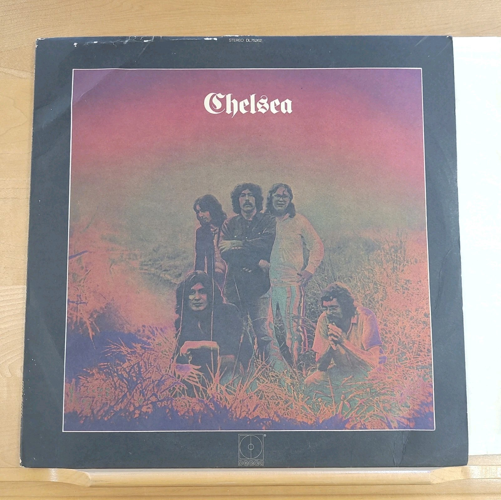 VG~CHELSEA~S/T~ KISS~PETER CRISS ~1970 DL75262 ~Decca~PROMO  Cris~LP~Psych Rock