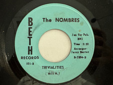 RARE 1st Press Latin Funk Boddie 45-Nombres 