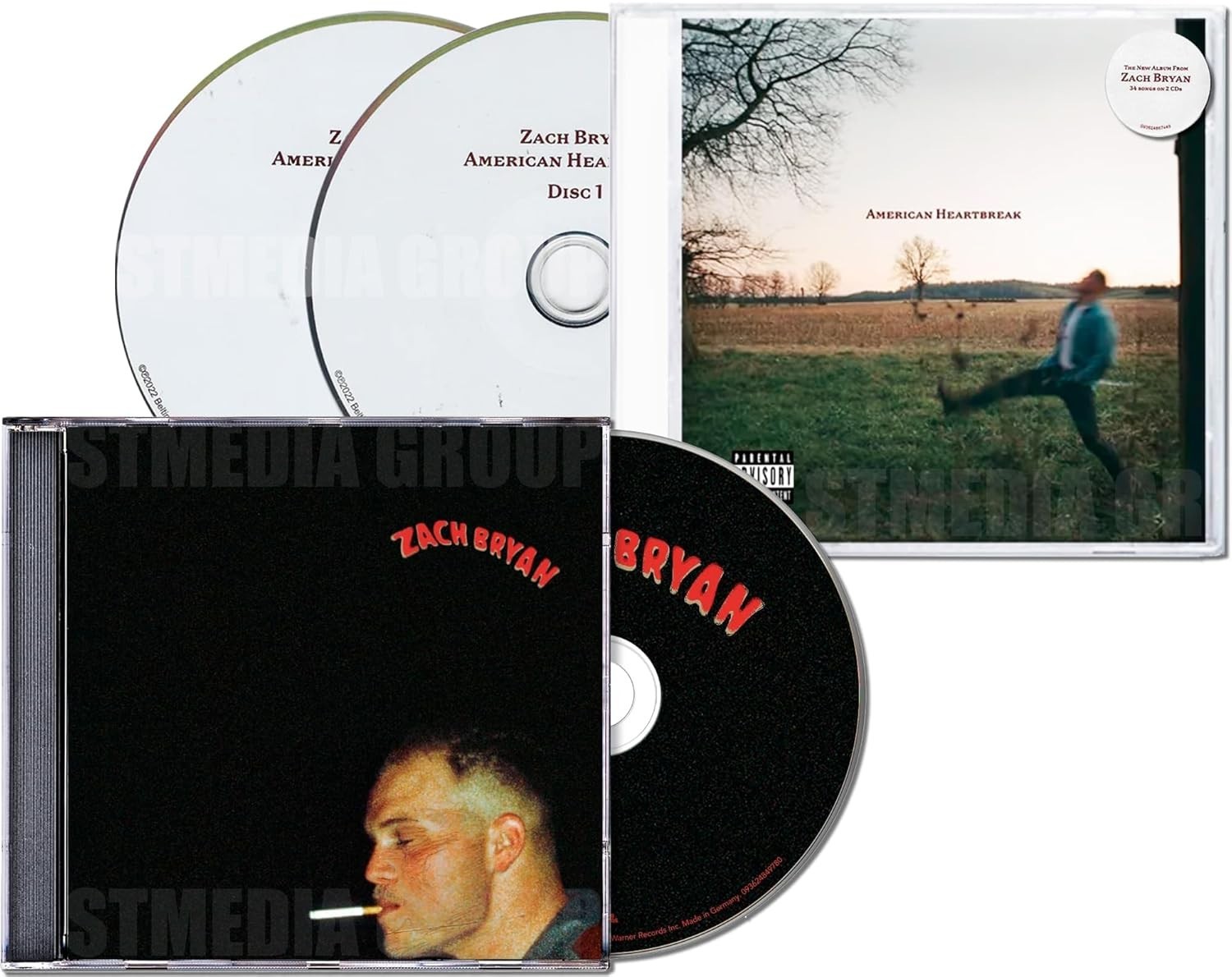 Zach Bryan - Zach Bryan / American Heartbreak  3 CD Collection