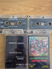Agnostic Front Cassette Lot Victim In Pain + Cause For Alarm Combat Core NYHC picture