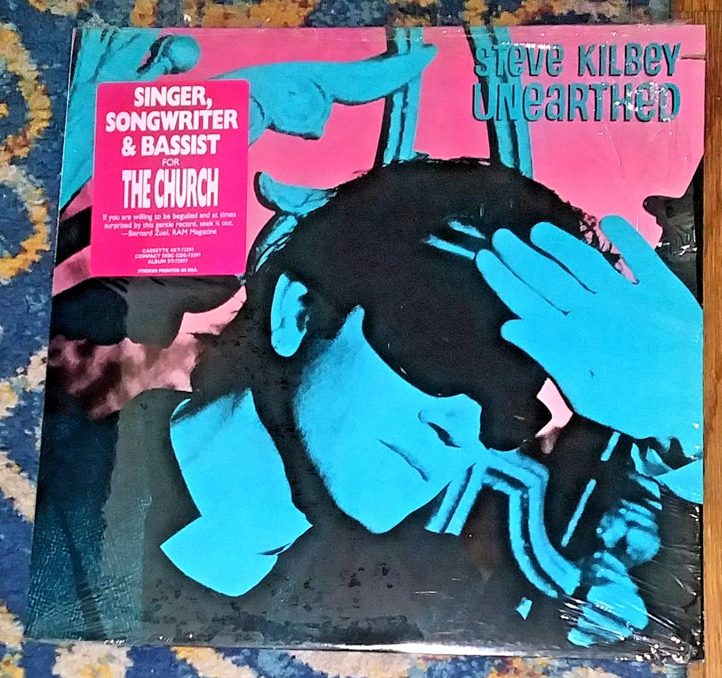 UNEARTHED / STEVE KILBEY 1986 ENIGMA LP in Original Shrinkwrap w/Hype Sticker