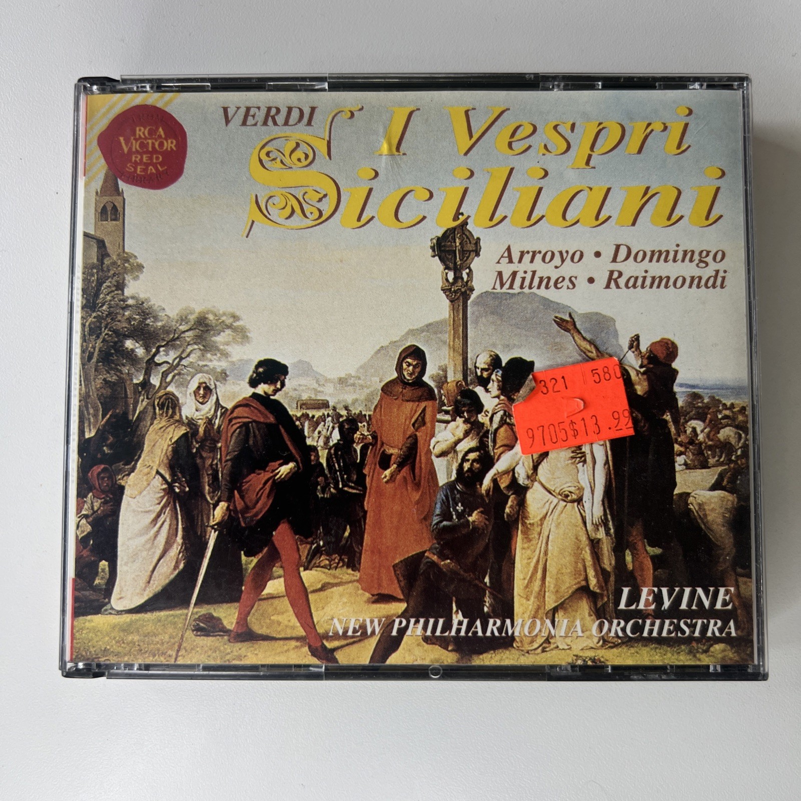 GIUSEPPE VERDI JAMES LEVINE NEW PHILHARMONIA - Verdi: I Vespri Siciliani - 3 CD