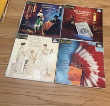 Lot of 4 Vintage London Blueback Classical LP UK Press FFSS Early E Stampers VG+ picture