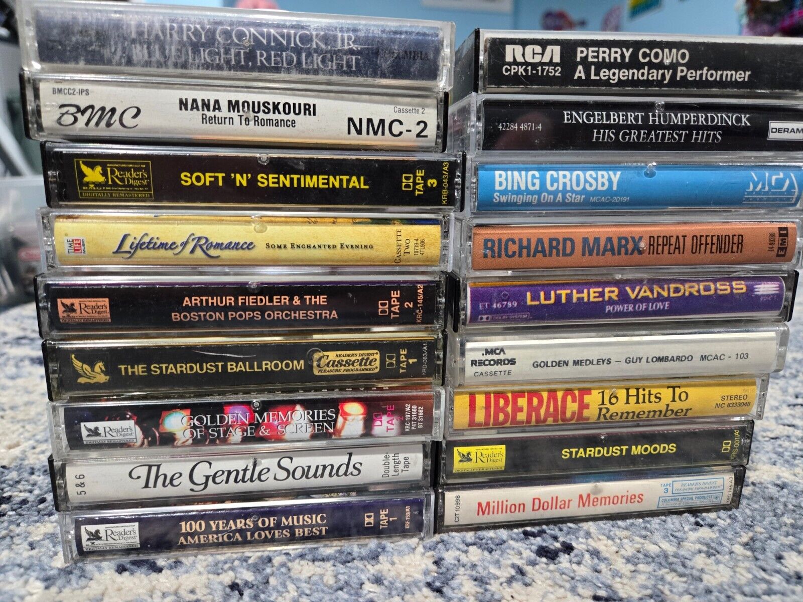 Easy Listening Collection of 18 cassette tapes- Tested
