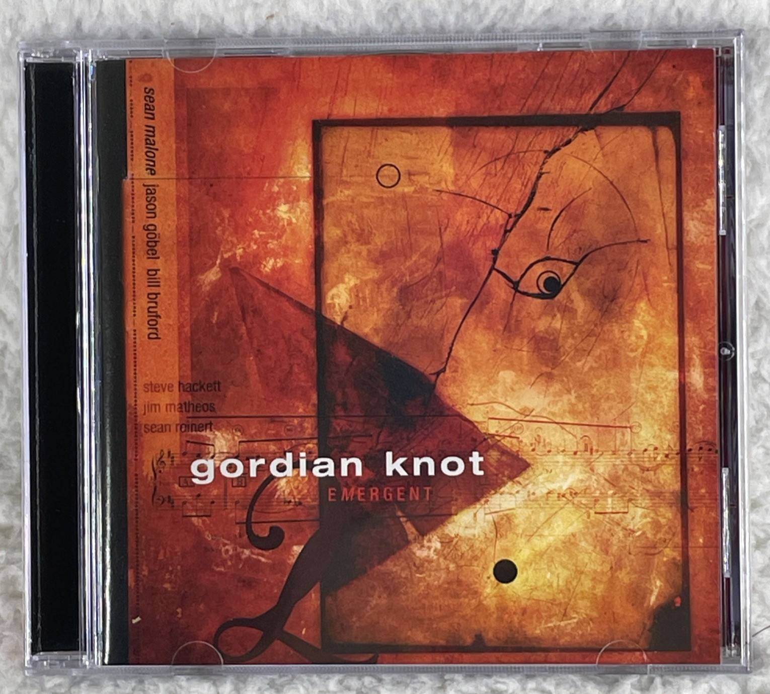 Gordian Knot - Emergent CD 2003 Steve Hackett Bill Bruford ORIGINAL RARE VG+/VG+