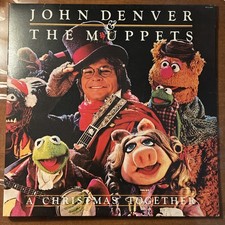 1979 John Denver & The Muppets ‎A Christmas Together LP Vinyl Vintage W/ Poster picture