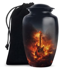 Bass Guitar Cremation Urns for Ashes Adult Men & Women (10 Inch) picture