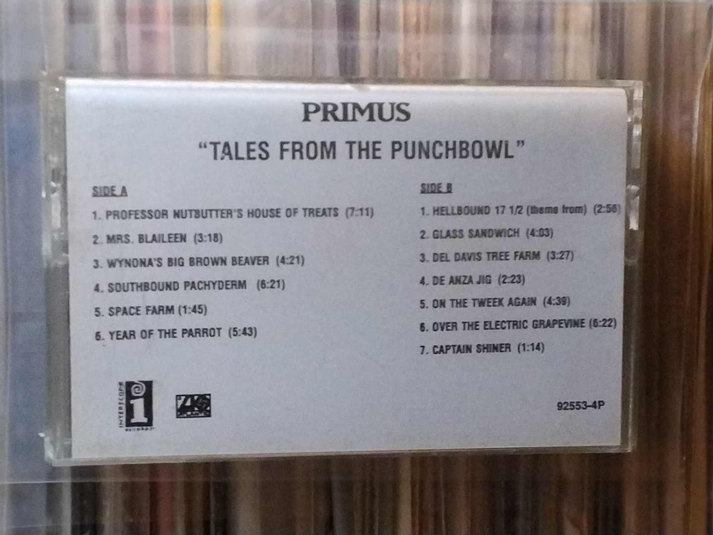 ORIG PRIMUS Tales From The Punchbowl ADV Cassette 1995 PROMO INDIE ALT PUNK ROCK