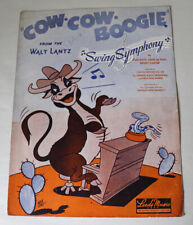 VINTAGE Sheet Music 1942 COW-COWBOOGIE Walter Lantz picture