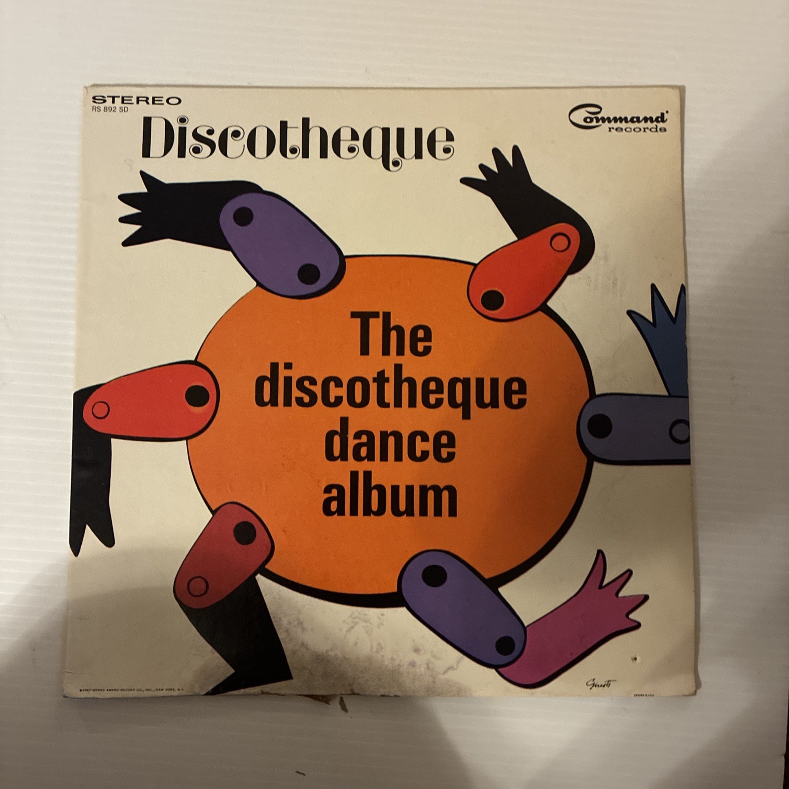 The Discotheque Dance Album by Discotheque LP  RS 892 SD 1966 #152