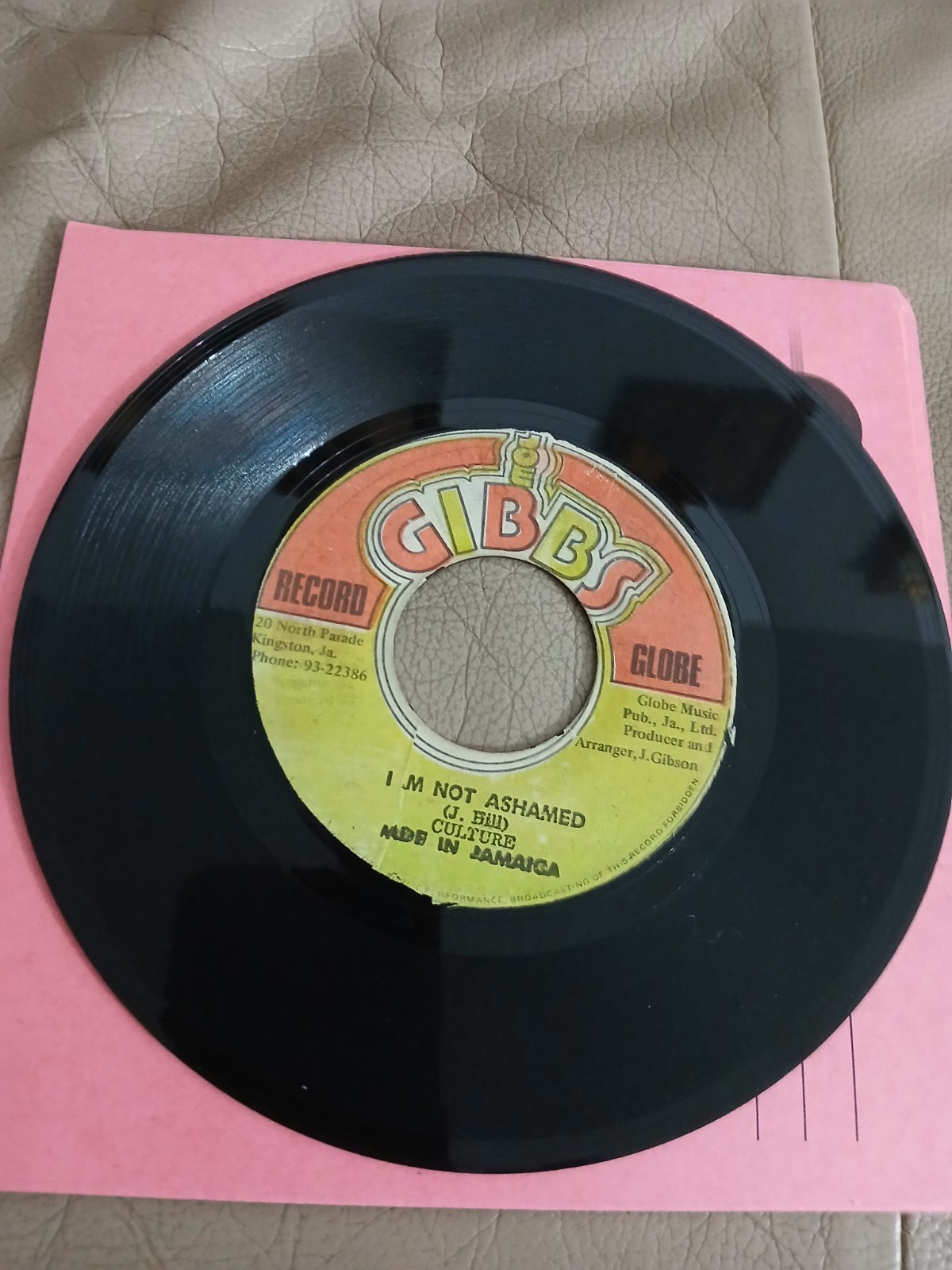 Culture - I\'m Not Ashamed  |  Reggae 45rpm 7\