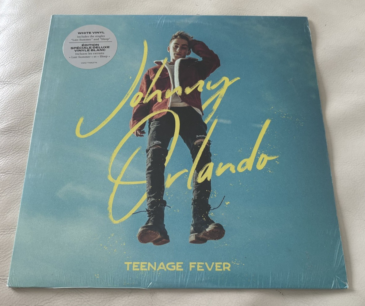 Johnny Orlando-Teenage Fever Brand New White Vinyl EP Canada Indie Pop Synth